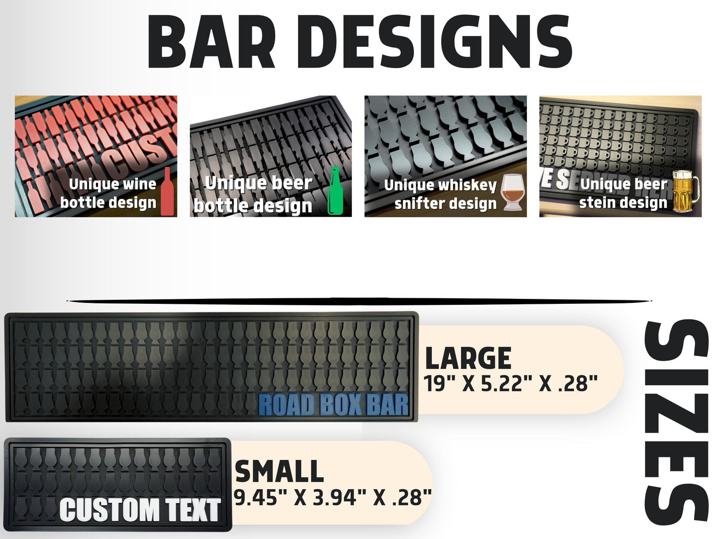 Premium Bar Mat (X-Large) | Handmade Unique Personalized Gift | Unique Gift for Coffee Lovers & Home Bars