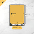 Coffee Bar Mat for Espresso Machines, 5 Sizes