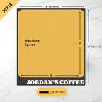 Coffee Bar Mat for Espresso Machines, 5 Sizes