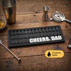 Whiskey Shaker Mat 9.5X4