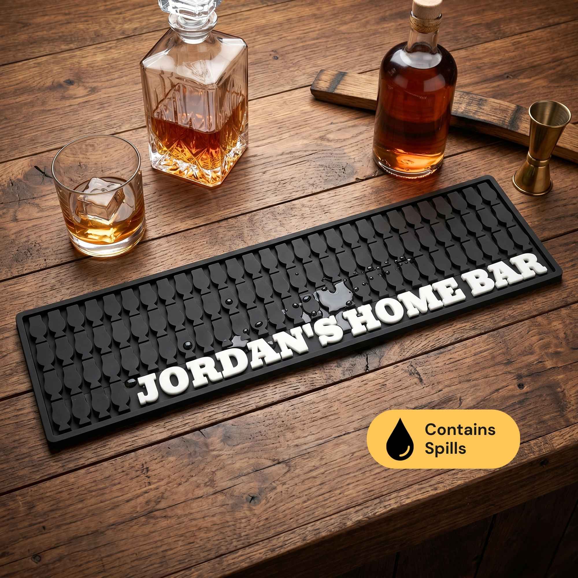 Whiskey Mat Combo
