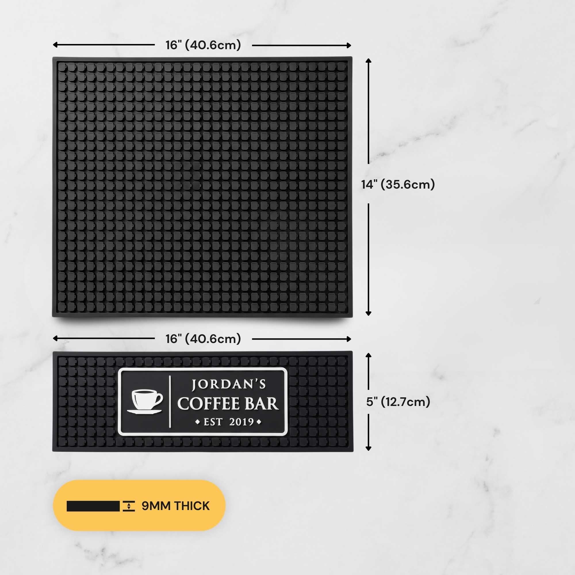 Coffee Bar Mat Combo 16X19.4
