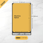 Coffee Bar Mat for Espresso Machines, 5 Sizes