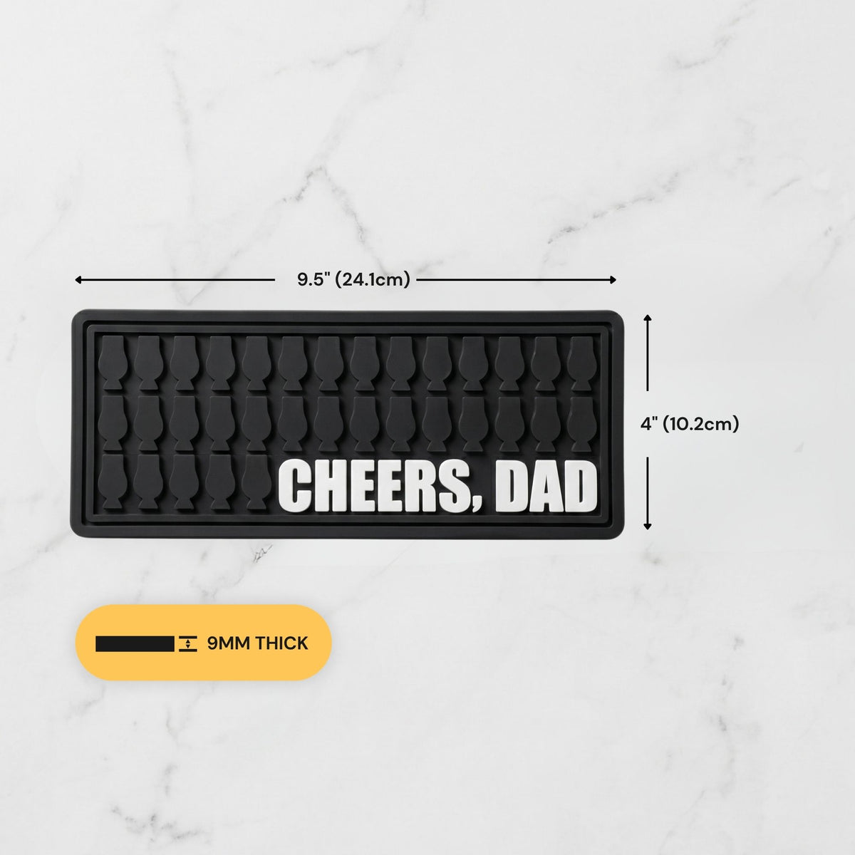 Whiskey Shaker Mat 9.5X4