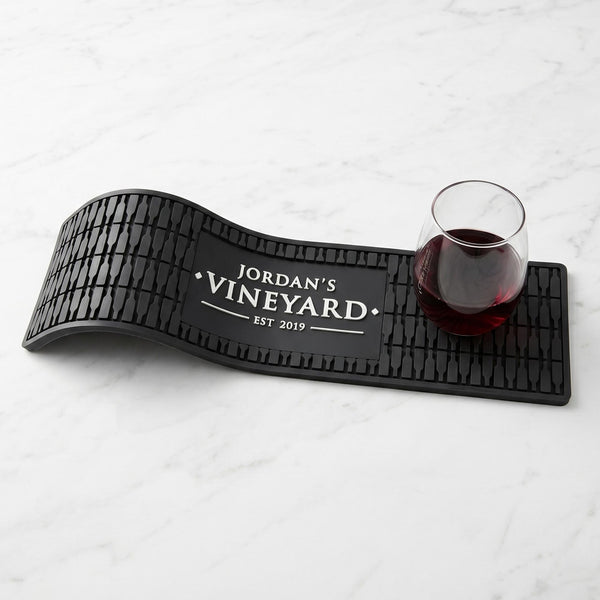 Custom Wine Bar Mat | 19×5 (Logo)