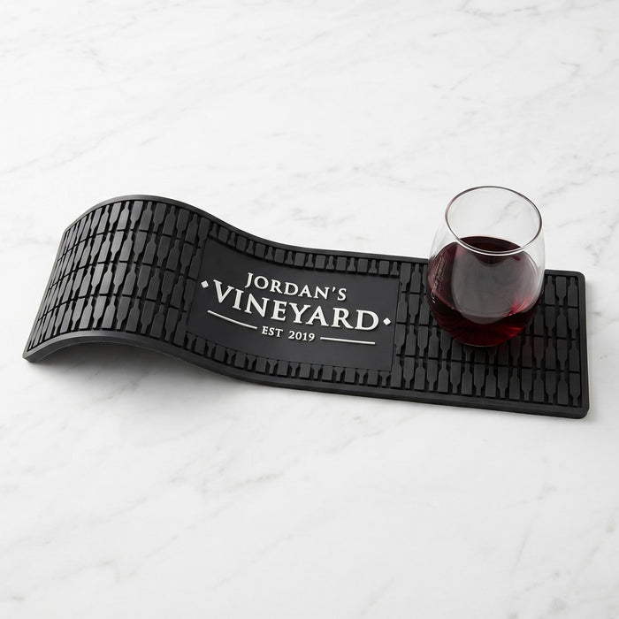 Custom Wine Bar Mat | 19×5 (Logo)