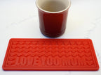 Custom Tea Coaster Mat | 9.5×4