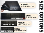 Custom Coffee Bar Mat | 19×5 (Text)