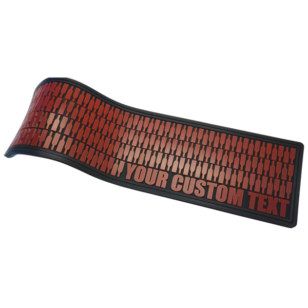 Custom Wine Bar Mat | 19×5 (Text)